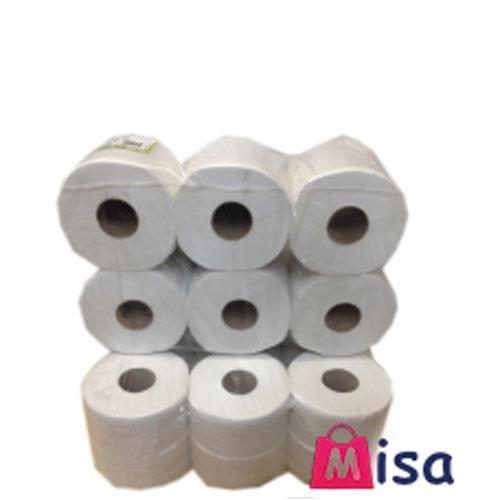 48 x Quality Mini Jumbo Toilet Tissue Rolls 130m 2 Ply Core 60mm or 76mm