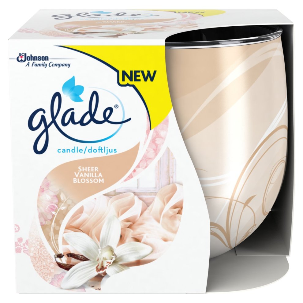 Glade Candle Vanilla & Blossom 120gm