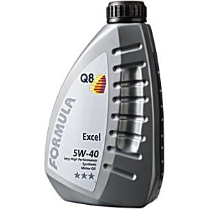 Q8 Formula Excel 5W-40 Synthetic  Motor Oil 1L