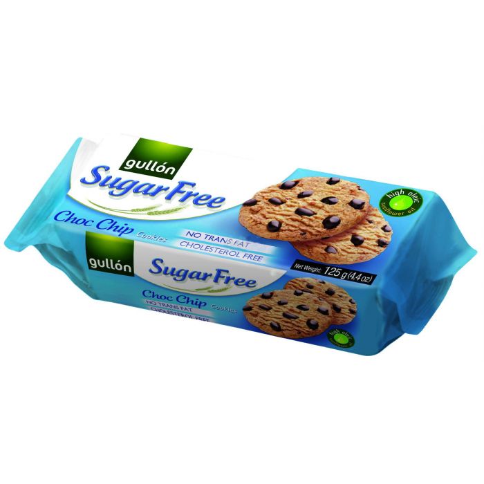 GULLON Sugar Free Choco Chip Biscuits 125g 20/08/2026